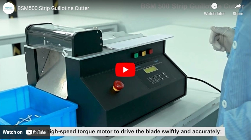 BSM500 Strip Guillotine Cutter